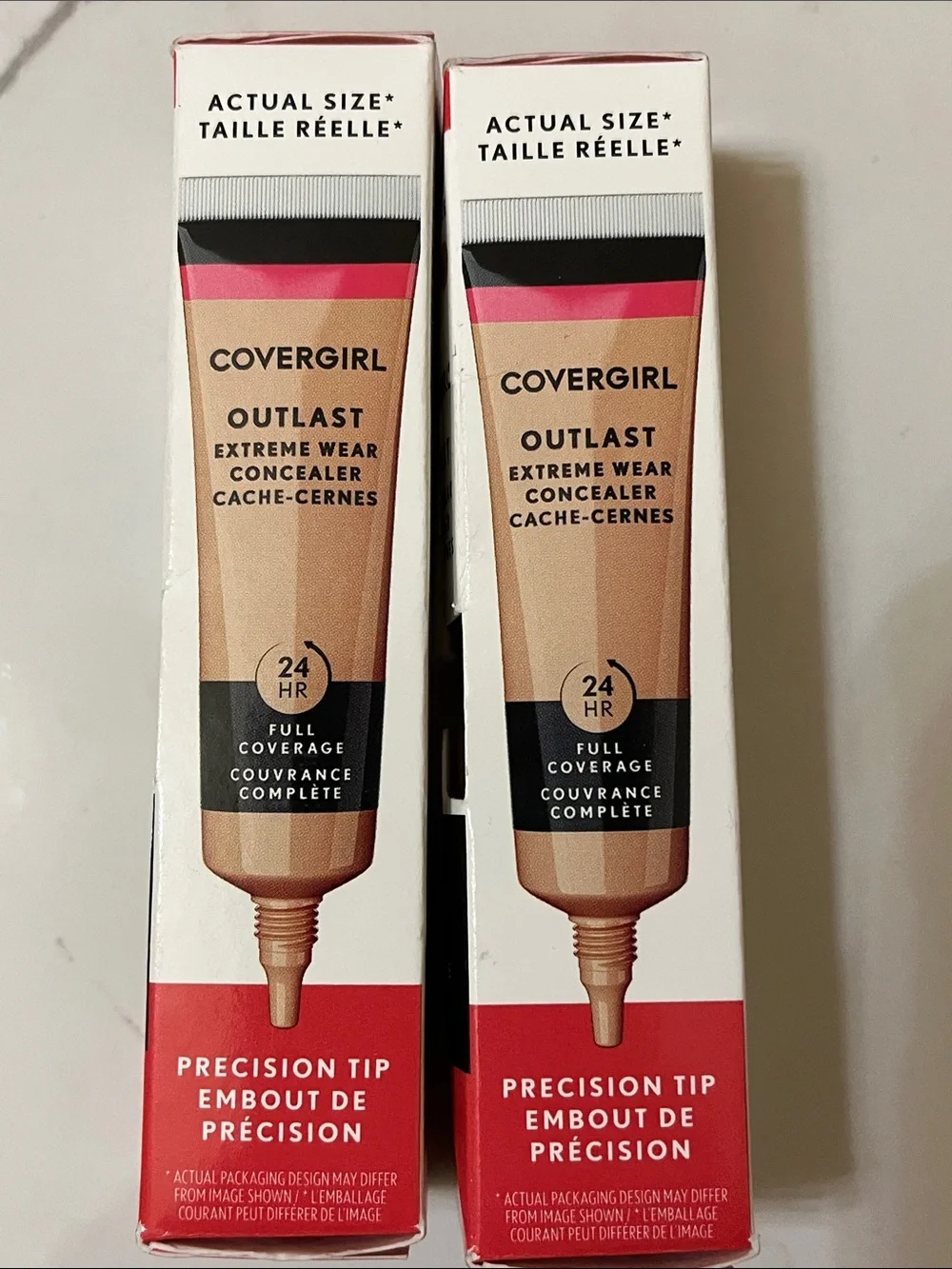 Covergirl makeup bundle concealer and loose powder ivory